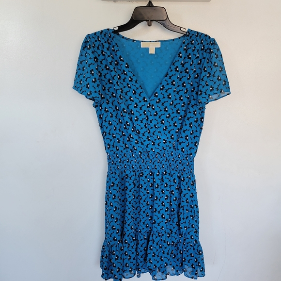 MICHAEL Michael Kors Floral Faux Wrap Dress - Picture 2 of 6